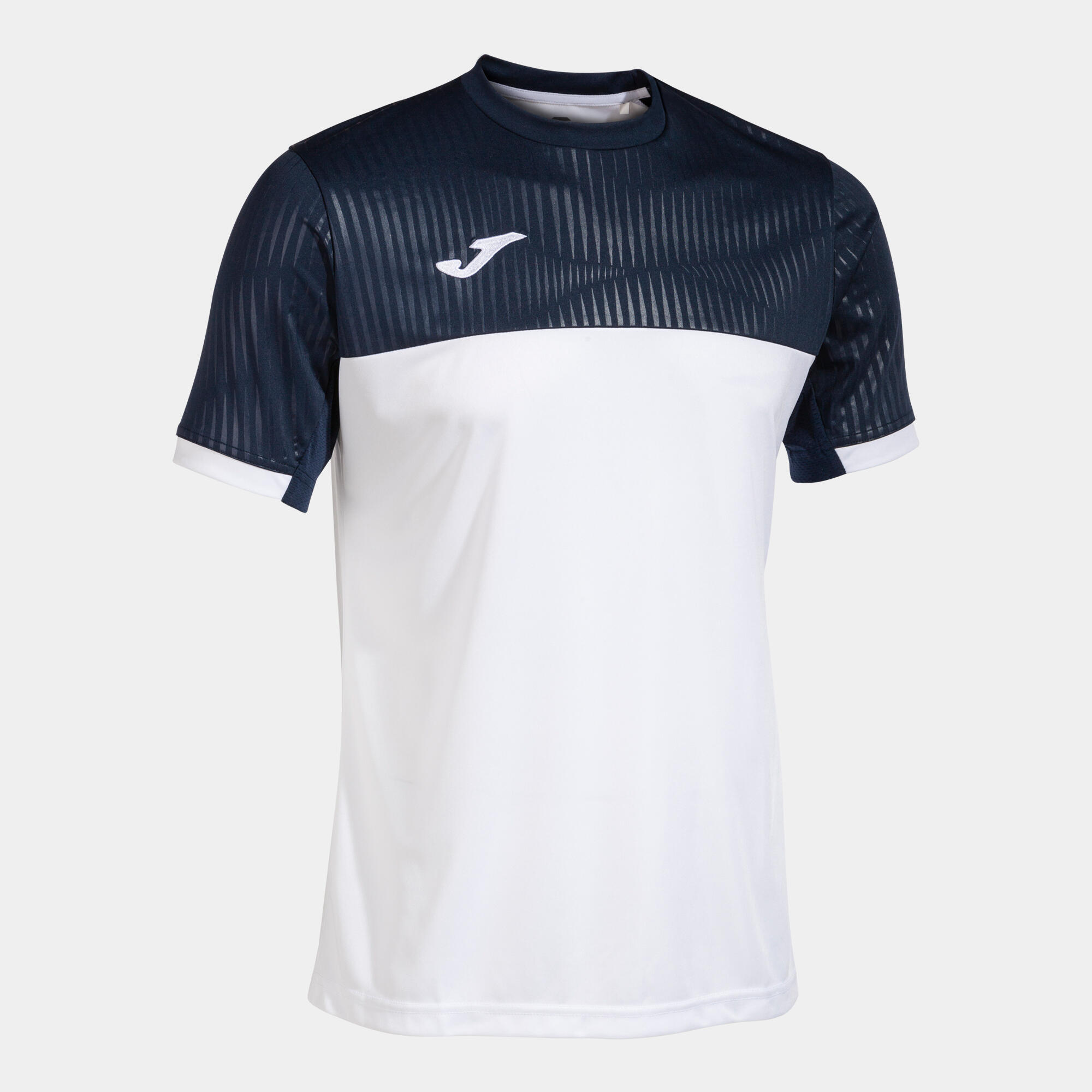 Camiseta Manga Corta Pádel Hombre Joma Montreal Blanco