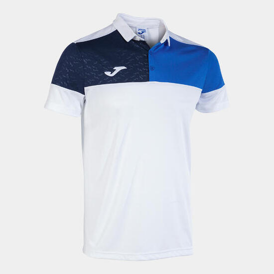 Polo Manches Courtes Football Homme Joma Crew V Blanc