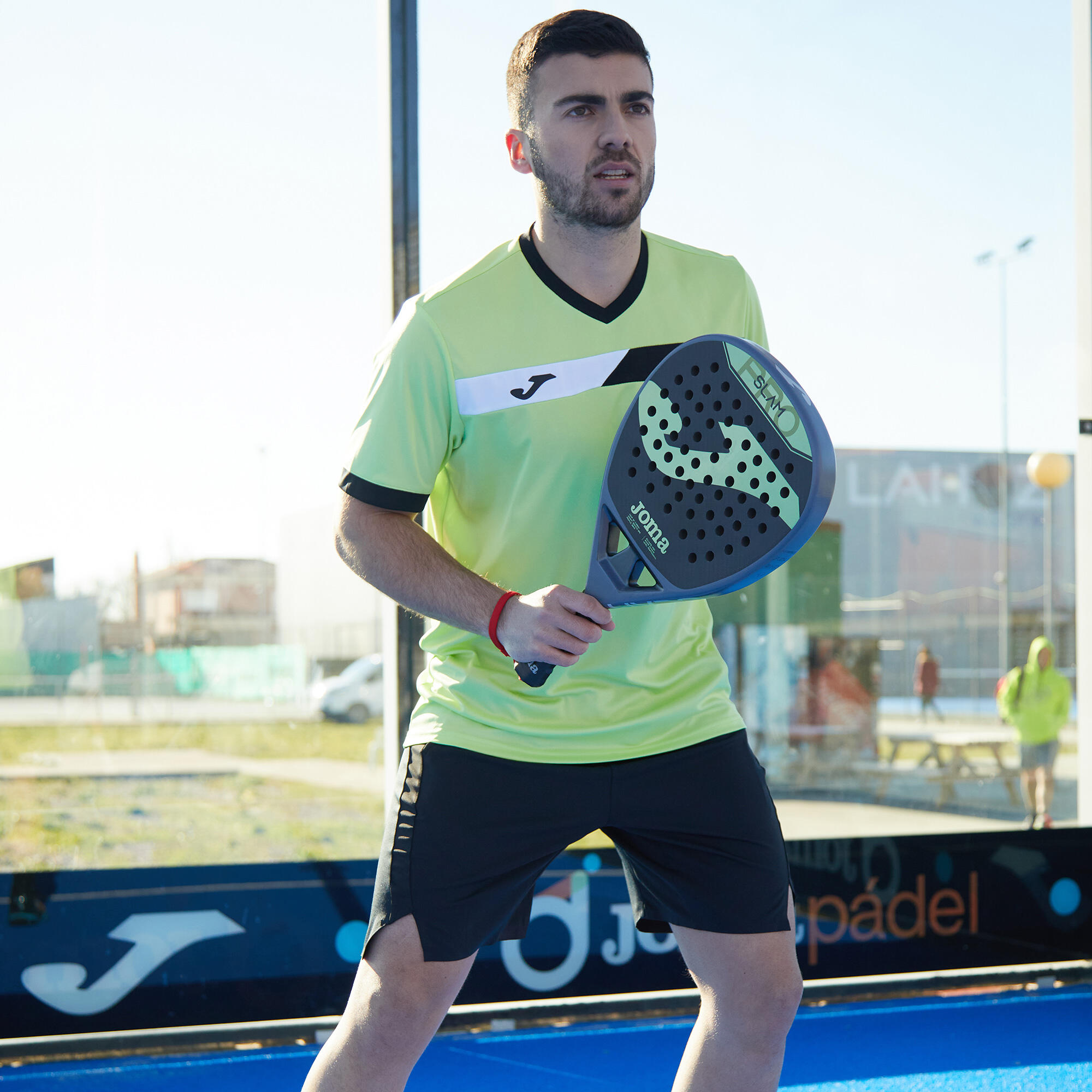T-Shirt Manga Curta Padel Homem Joma Court Lima 3/7