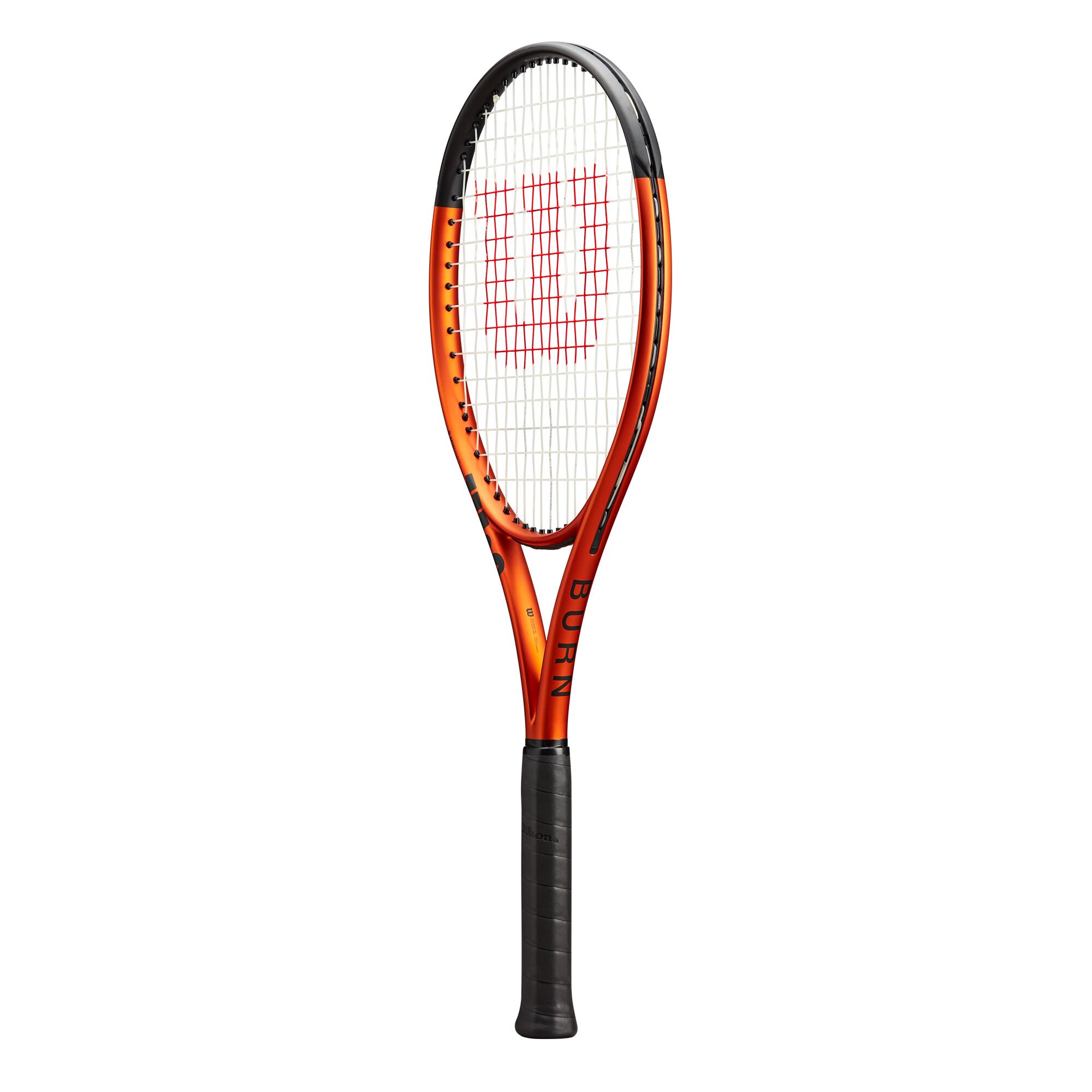 Wilson Burn 100ULS V5.0 Tennis Racket - Strung - Grip 2