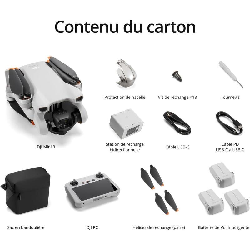 Dron DJI Mini 3 cu cameră 4K HDR