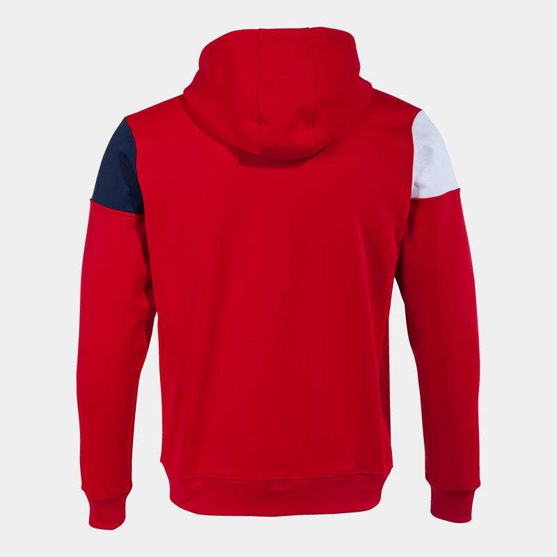 Chaqueta Con Capucha Fútbol Hombre Joma Crew V Rojo