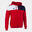 Chaqueta Con Capucha Fútbol Hombre Joma Crew V Rojo