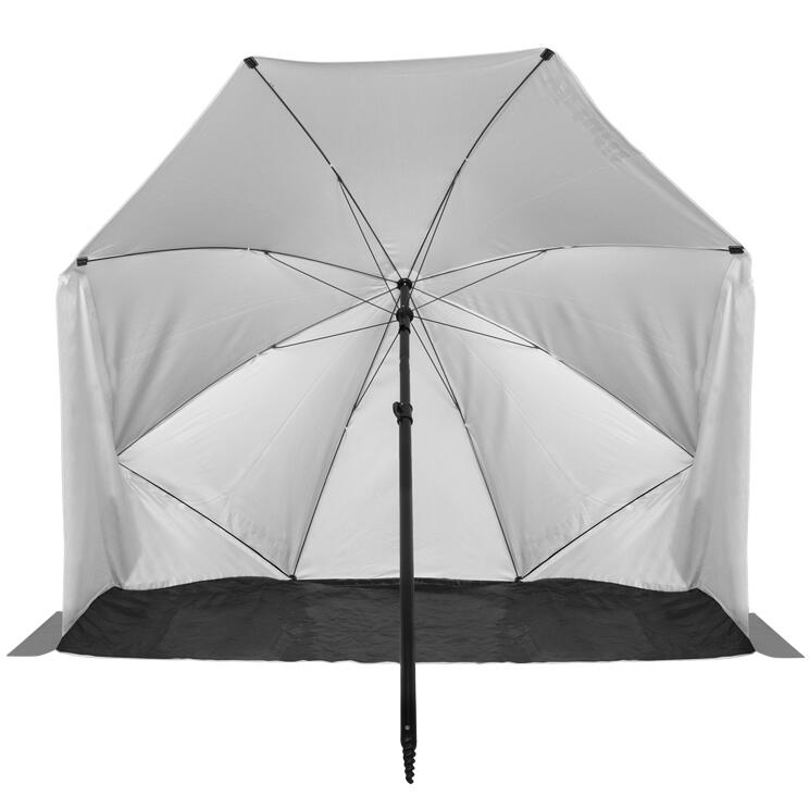 Strandparasol - Windscherm - 160cm - Grijs 2/8
