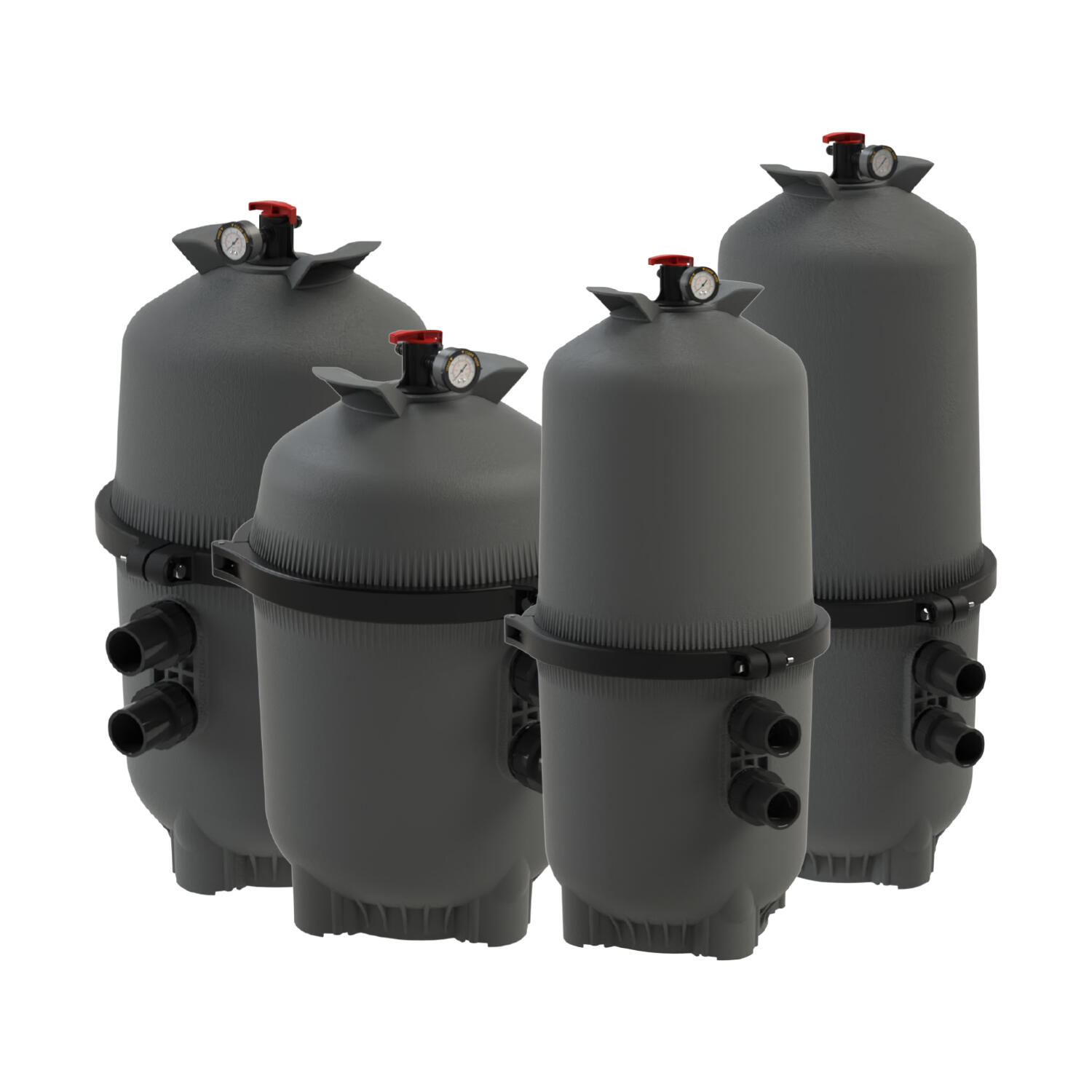Sistema de filtragem multi-cartucho para piscina de até 120 m³ Poolex PF-TCR430