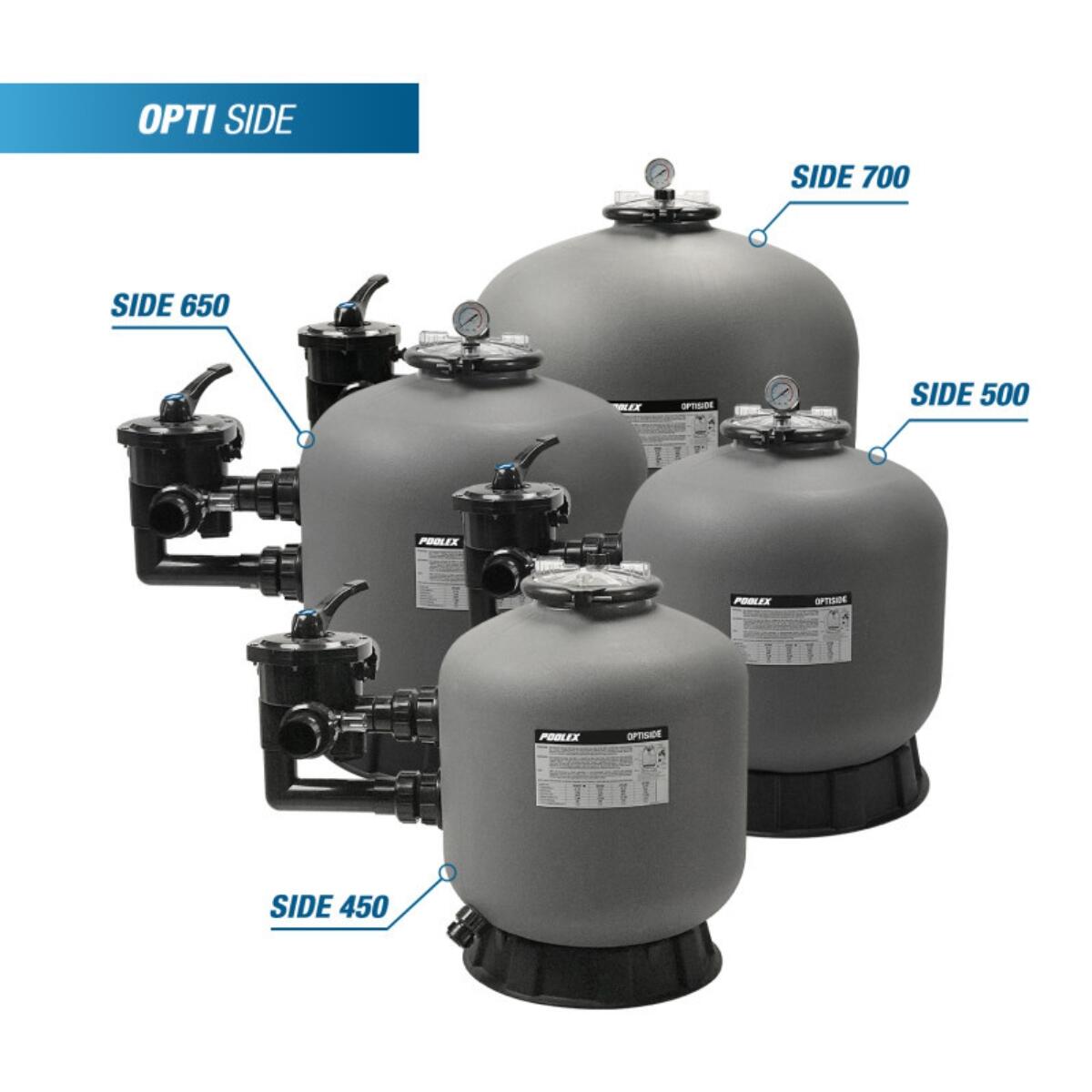 Sistema de filtración de arena para piscinas de hasta 65 m³ - Poolex PF-OPT500S 3/6