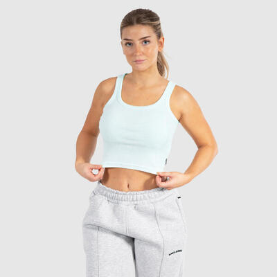 Damen Crop Top Myrana Braun