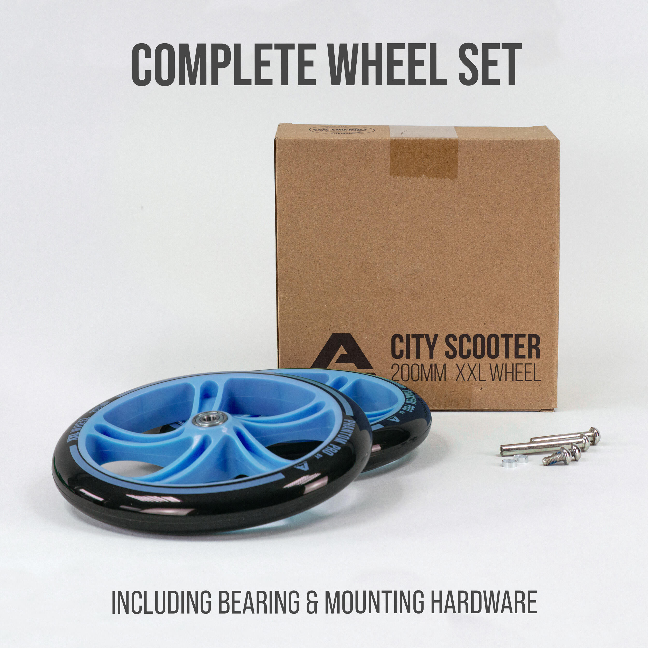 City Scooter 200mm Ersatzräder - Pro Wheels ABEC 7, LED verfügbar 6/7