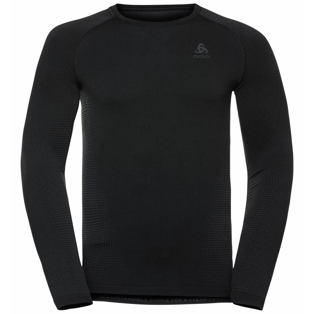 ODLO Shirt Lange Mouwen Performance Warm ECO Thermoshirt ZWART - NIEUW ODLO 3/7