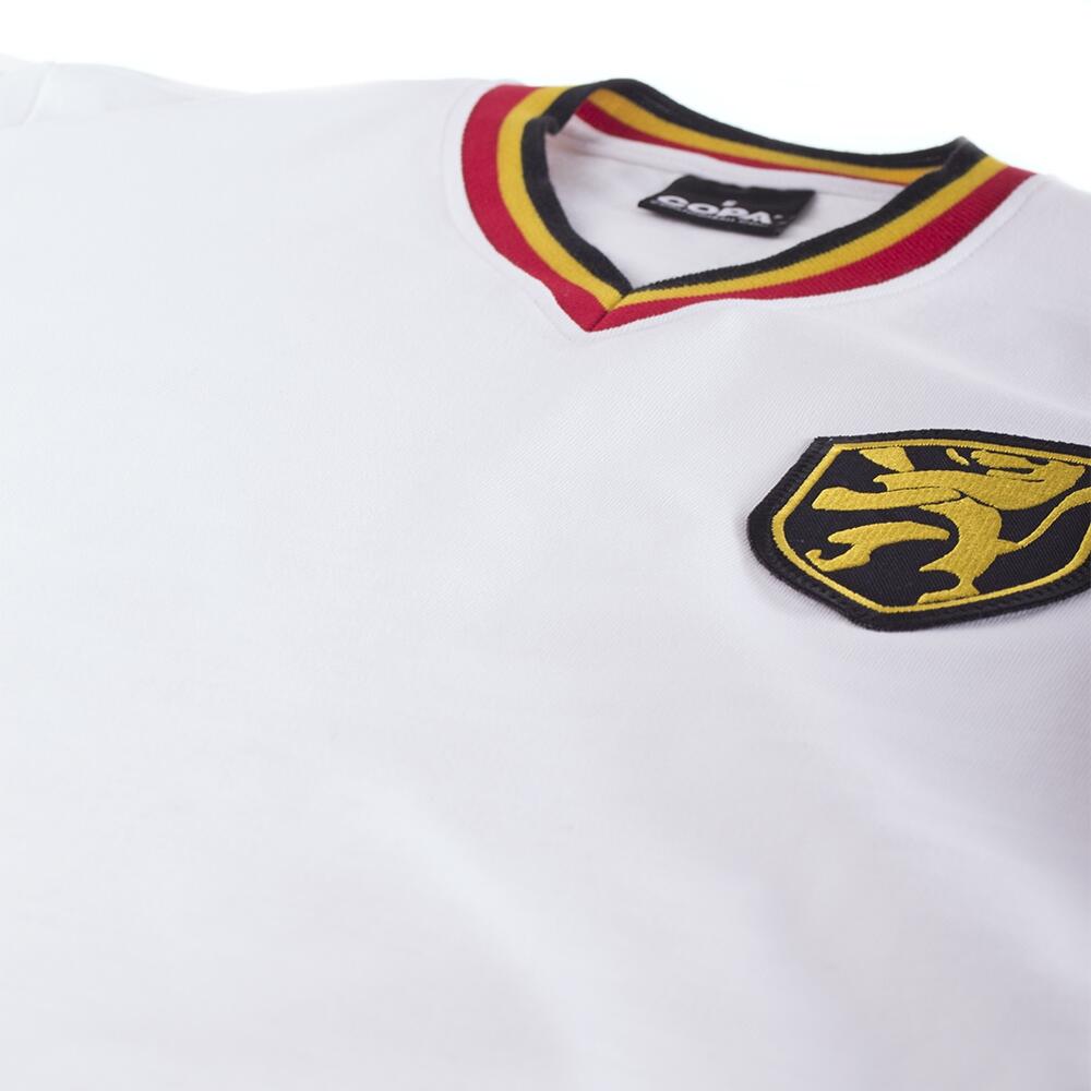 Retro Voetbalshirt - Heren - België 1970 - Uitshirt - Wit 4/7
