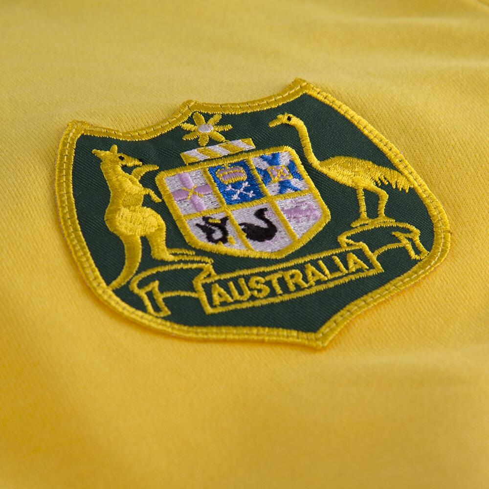 Retro Voetbalshirt - Heren - Australië Wereldbeker 1974 - Geel 5/7