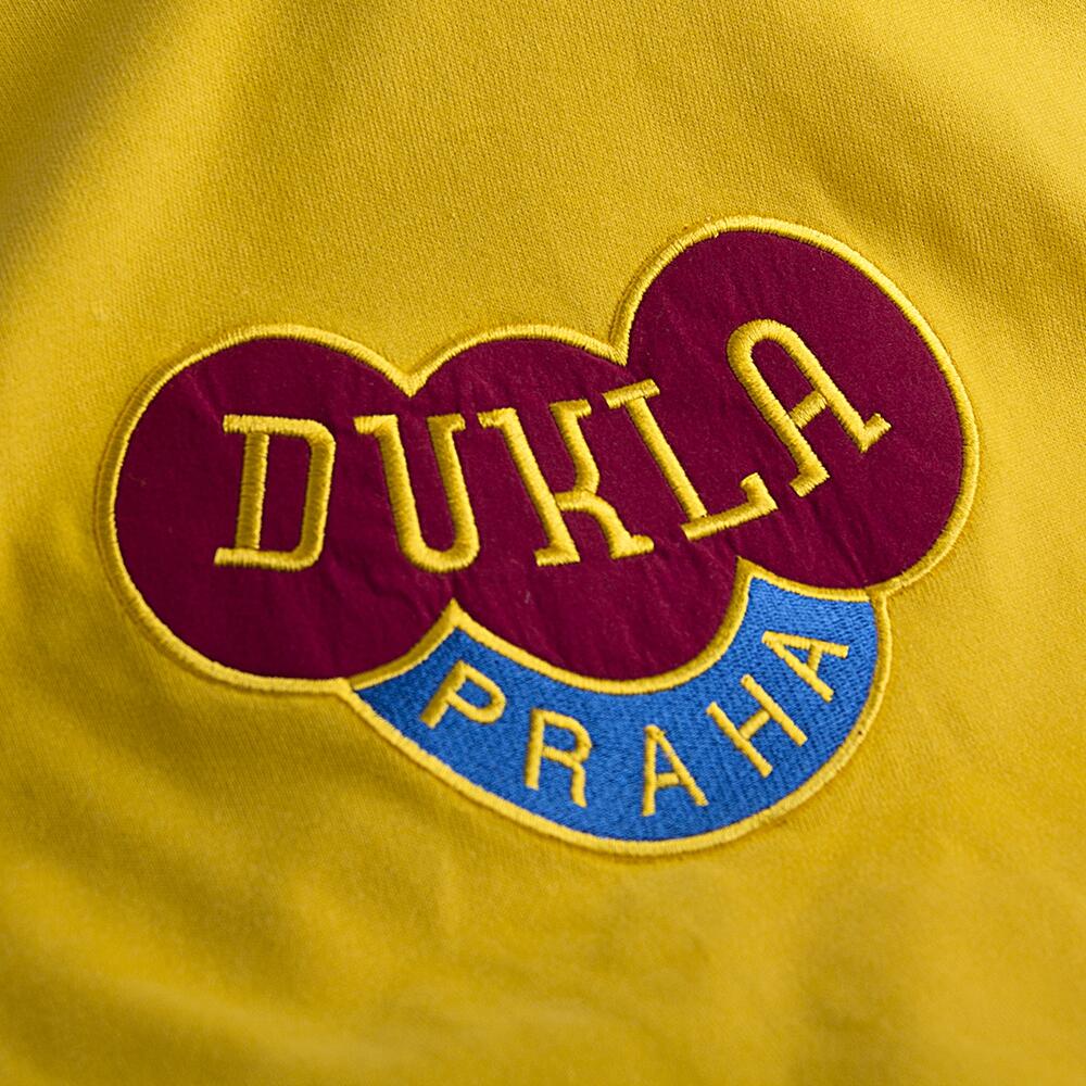 Retro Voetbalshirt - Heren - Dukla Praag 1960 - Uitshirt - Geel 5/7