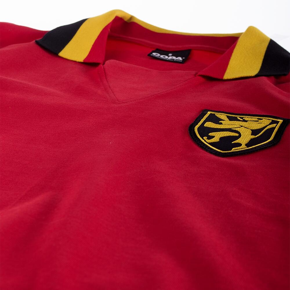 Retro Voetbalshirt - Heren - België 1960 - Rood 4/7