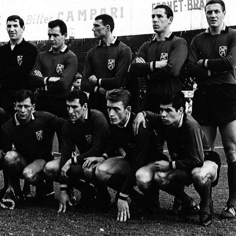 Retro Voetbalshirt - Heren - België 1960 - Rood 2/7