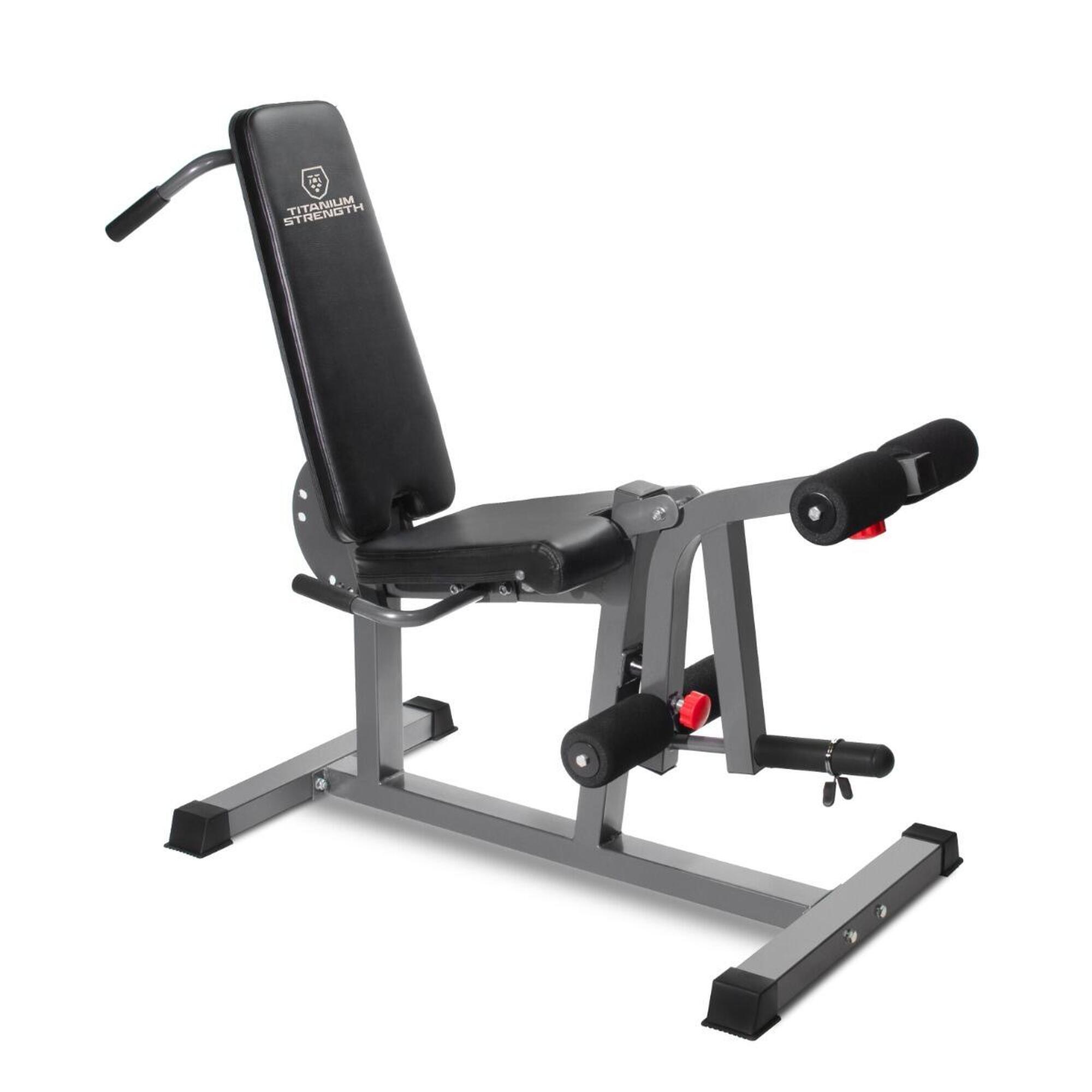Titanium Strength - Dual Leg Curl Et Leg Extension - Banc De Musculation - Noir - Taille Unique - Decathlon