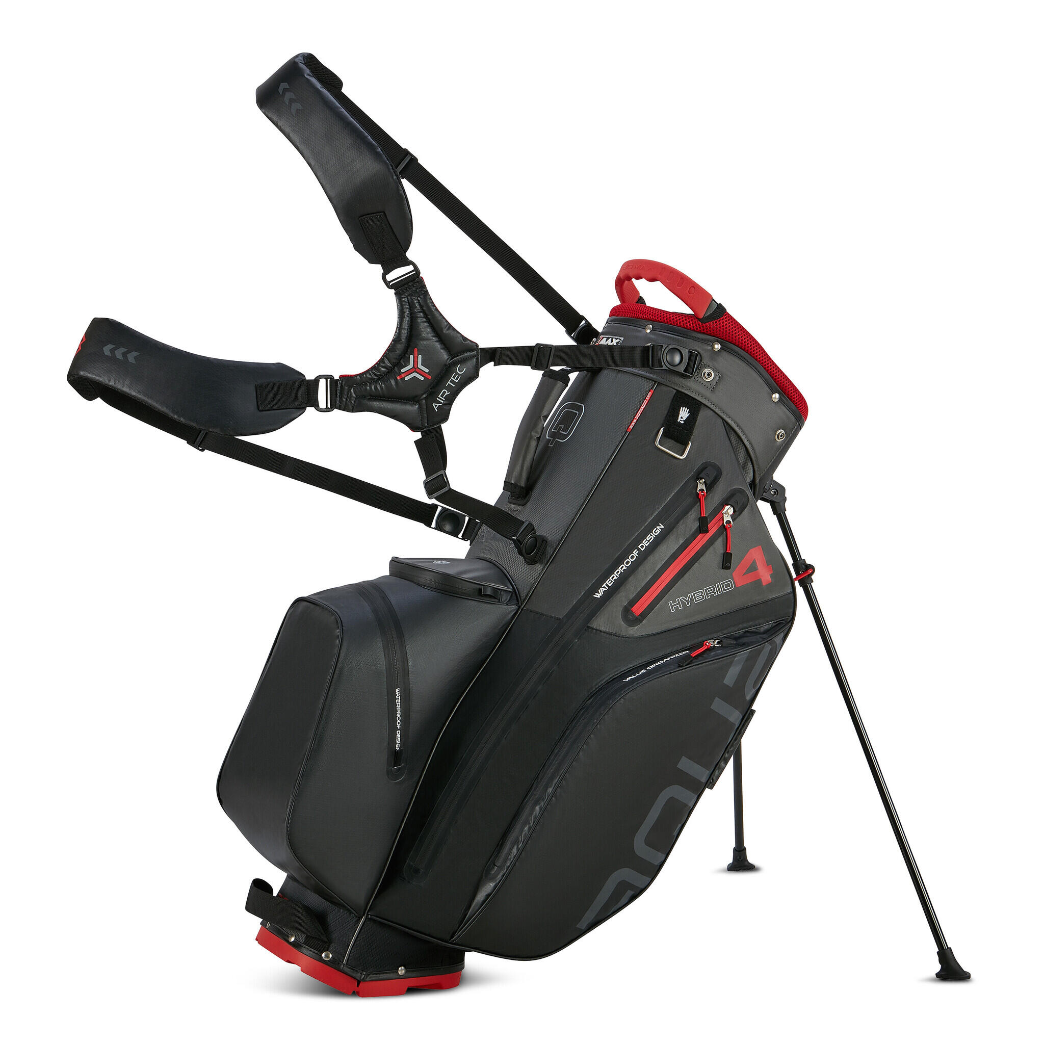 BIG MAX Big Max Aqua Hybrid 4 Schwarz/Grau/Rot Standbag