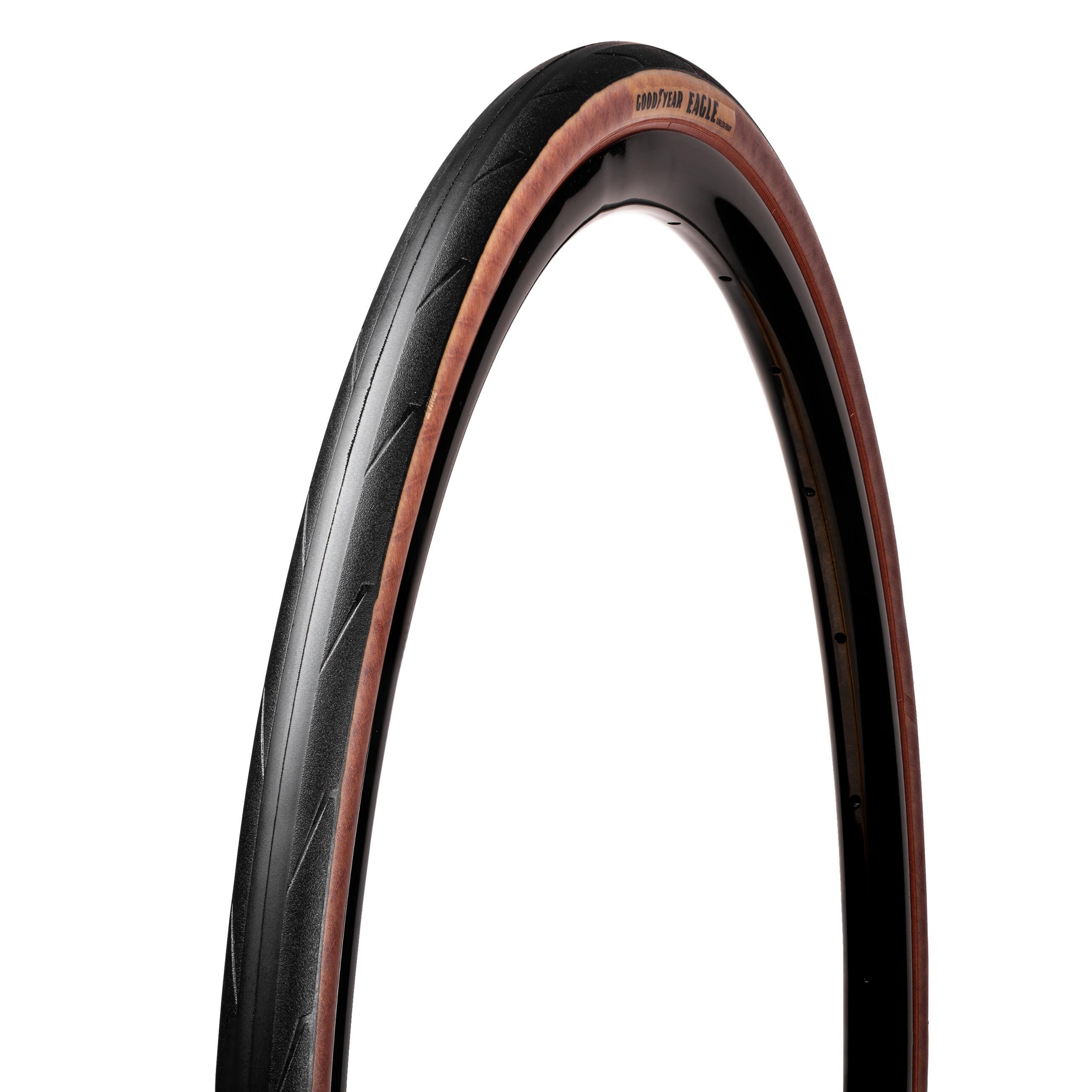 Goodyear - Goodyear - Eagle Sport Tube Typ. Tringle Souple 700x28 28-622 Cuir - Pneu - Noir - 28-622 - Decathlon