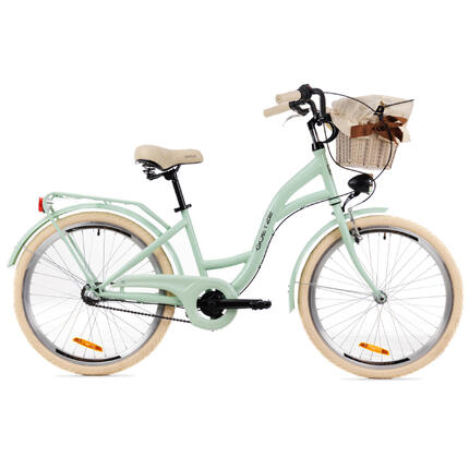 Rower Miejski Młodzieżowy Style 24 3B, Kosz