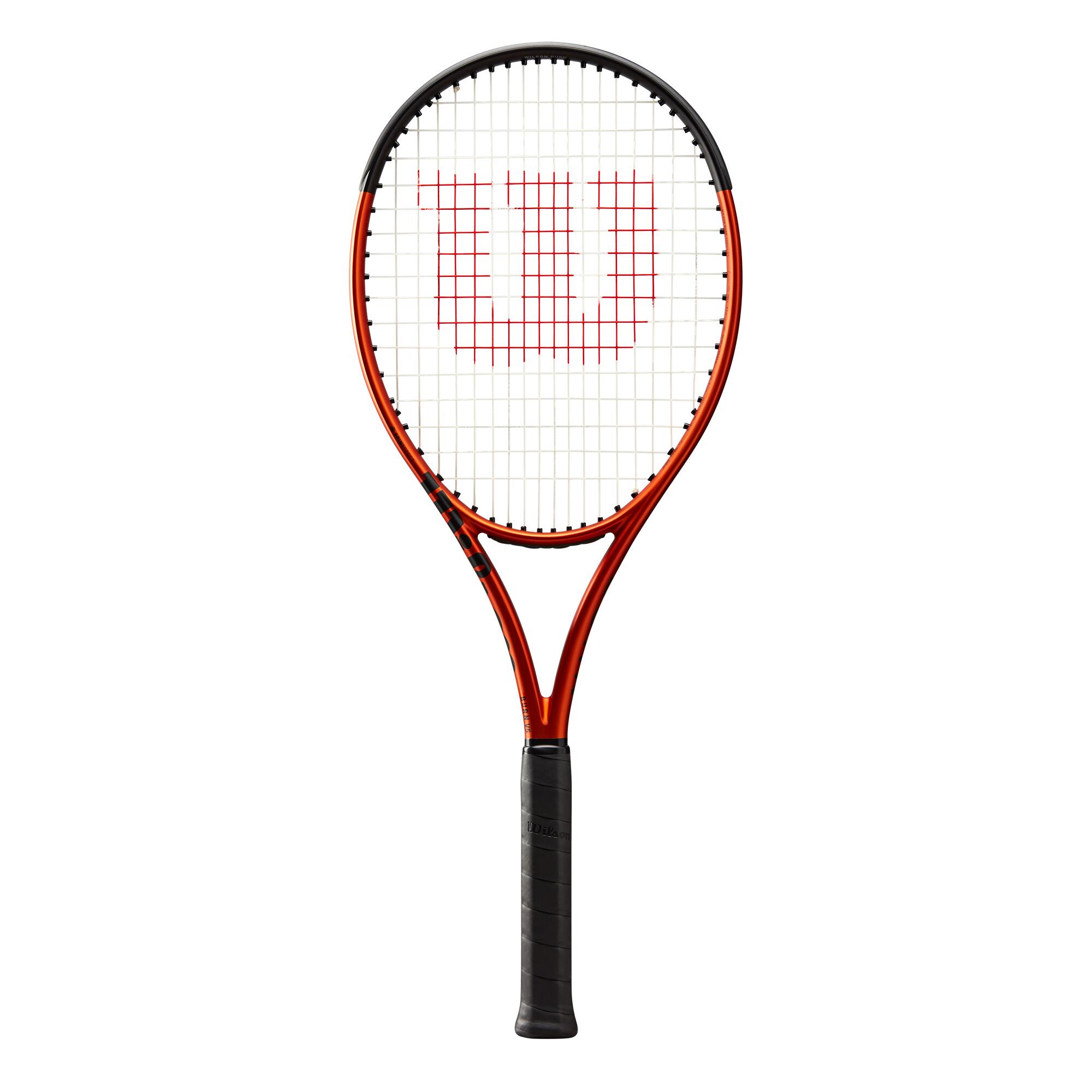 WILSON Wilson Burn 100ULS V5.0 Tennis Racket - Strung - Grip 2