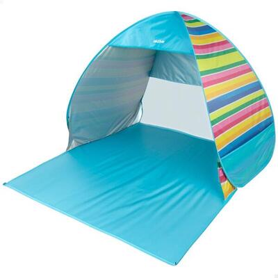 Aktive Tenda da spiaggia pop-up multicolore per 2 persone UV50 con pavimento