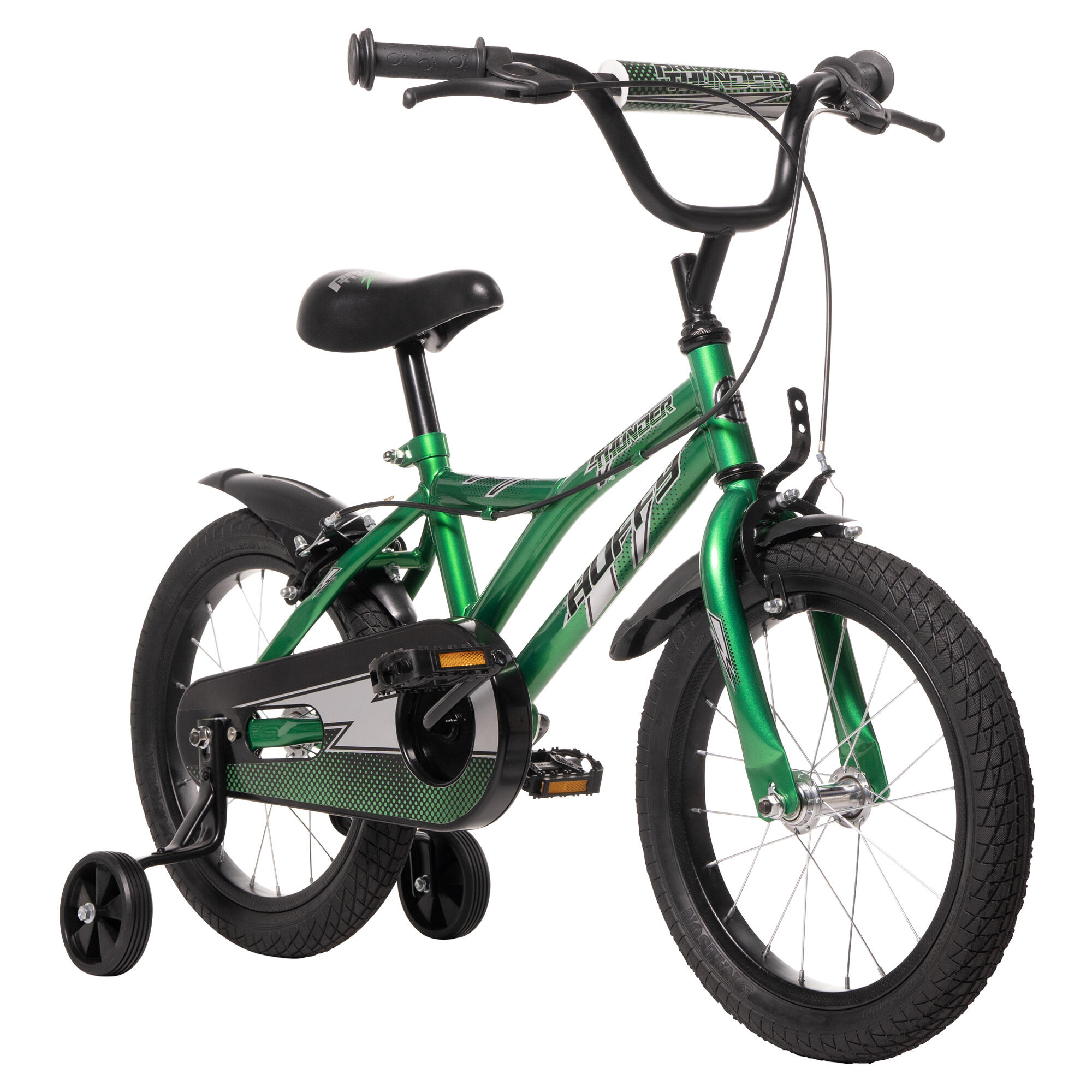 Huffy Pro Thunder 16 Green Boys BMX Bike Kids 5 7yrs HUFFY Decathlon