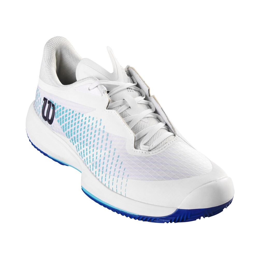 Wilson Kaos Swift 1.5 Clay Wrs331060 Blanc Et Bleu 3/6