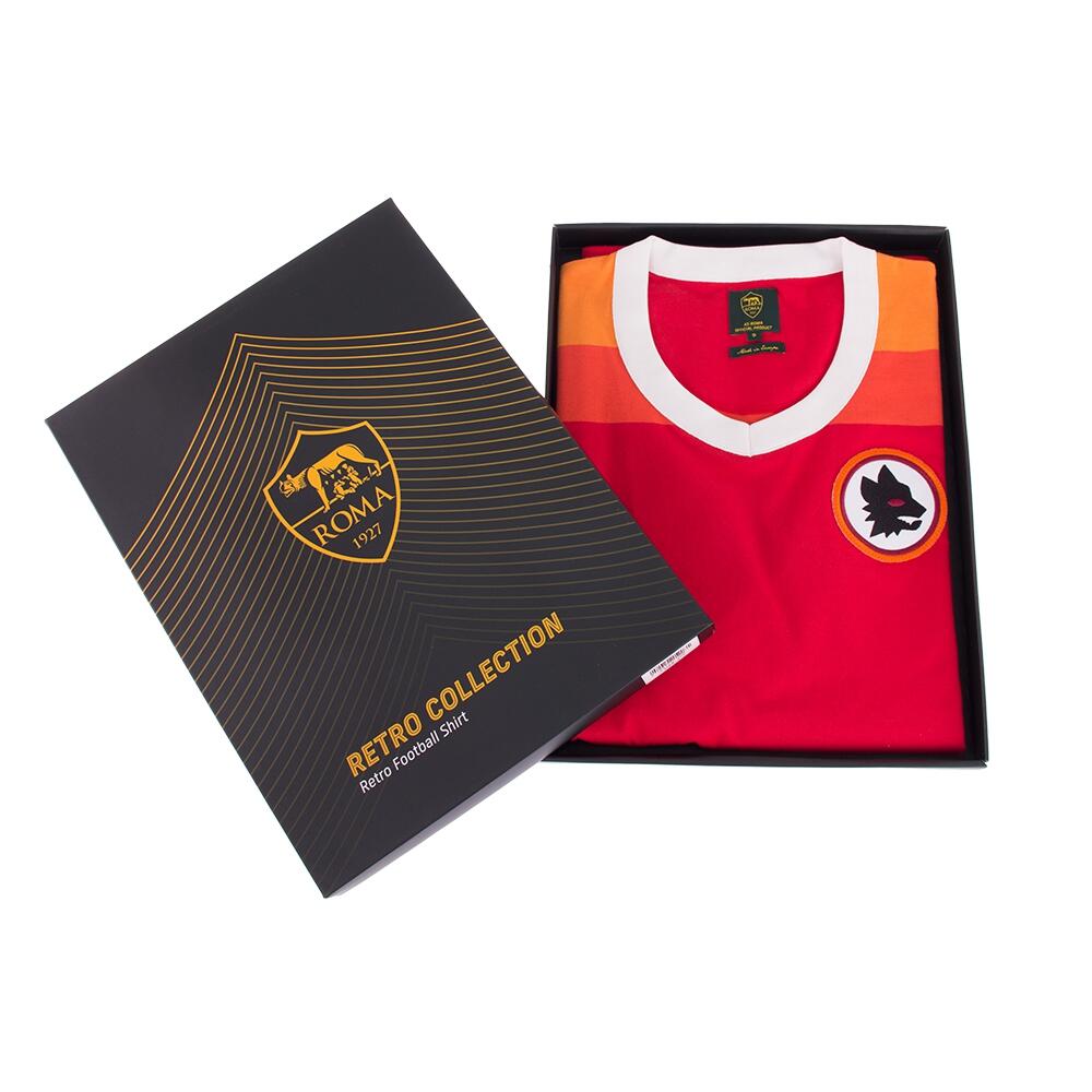 Maillot de football rétro - Homme - AS Roma 1978/79 - Rouge 6/7
