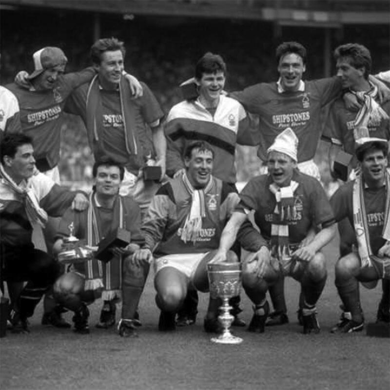 Nottingham Forest 1988 - 89 Retro Voetbal Shirt