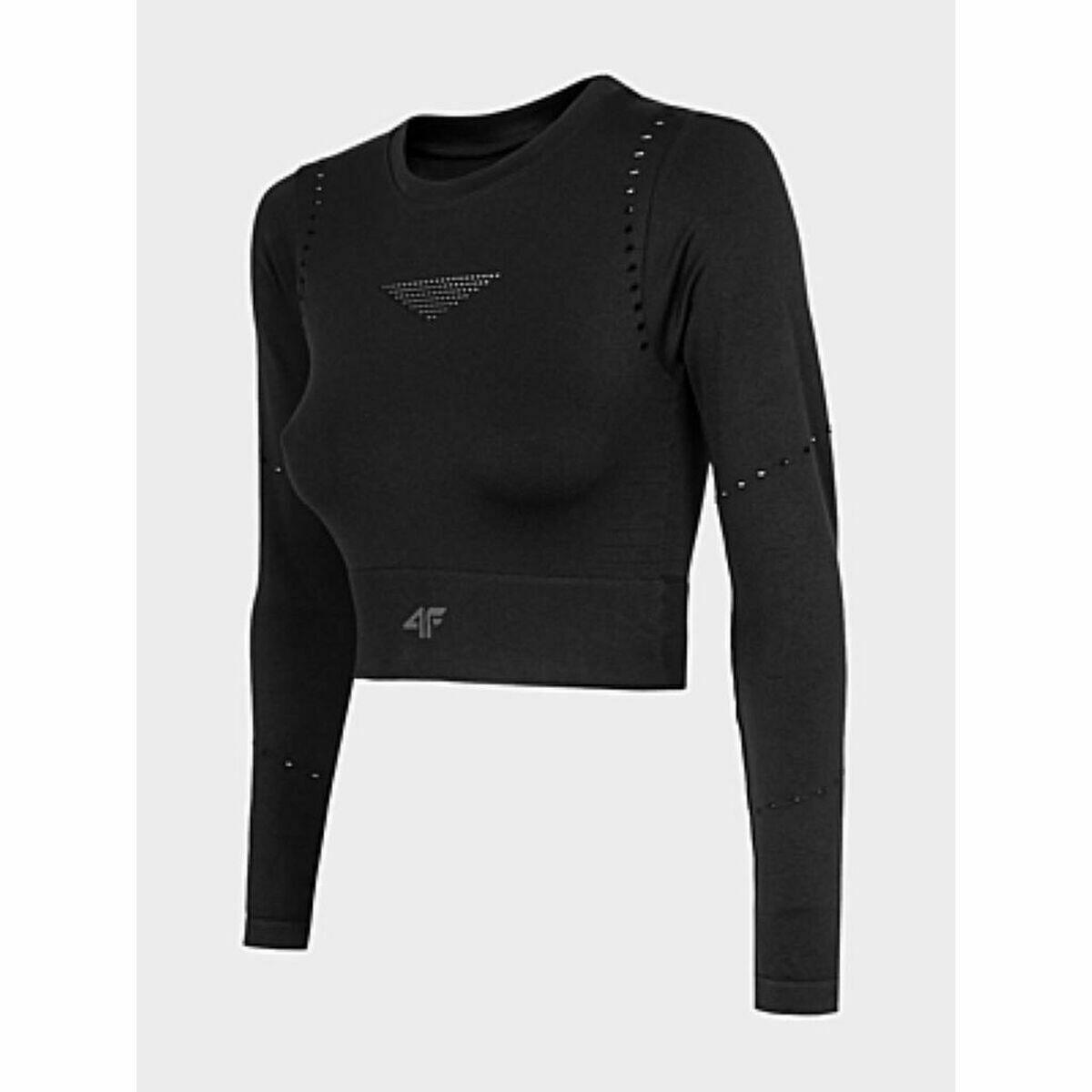 Maglia a maniche lunghe da donna 4F Nero 2/5