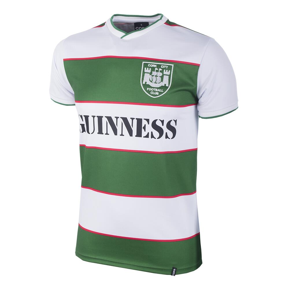 COPA FOOTBALL Retro Voetbalshirt - Heren - Cork City FC 1984 - Wit - Groen