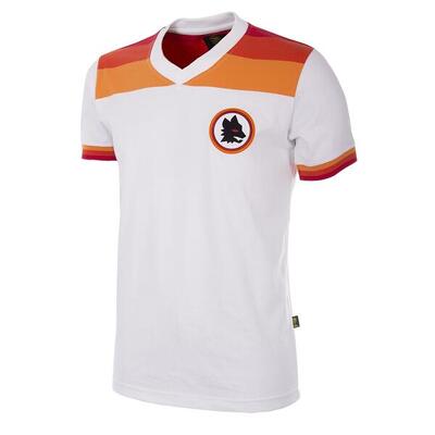 Camiseta de Fútbol Retro - Adulto - AS Roma 1978 - 79 Visitante - Blanco