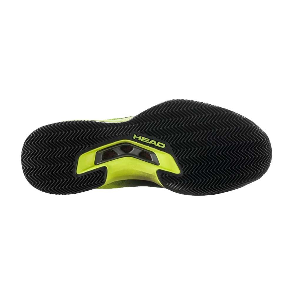 Scarpe Da Donna Head Sprint Pro 3.0 Sf Clay Nere E Verdi 3/4