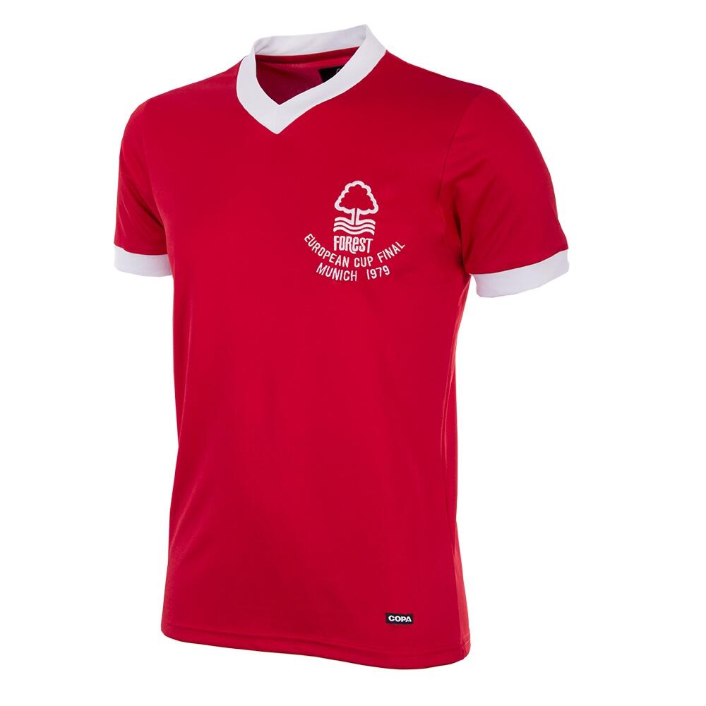 Camisola de Futebol Retro - Adulto - Final 1979 Nottingham Forest - Vermelho 1/7
