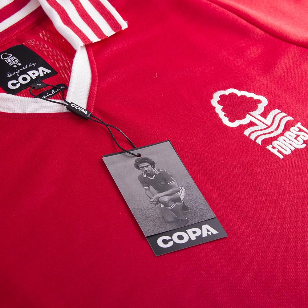 Herren - Retro Fußballtrikot - Nottingham Forest 1976/77 - Rot 5/7