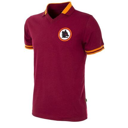 Camiseta de Fútbol - Hombre - AS Roma 1978/79 - Retro - Manga Corta - Rojo