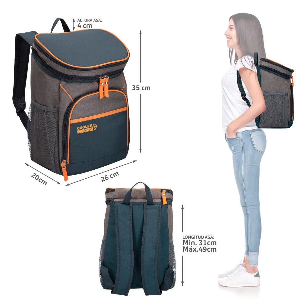 Mochila térmica 15 litros aktive cooler 5/5