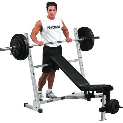 Fitnessbank mit Ablage POB44 für Krafttraining