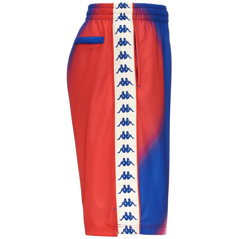 kappa pantaloncini da uomo in poliestere blu da cardio training