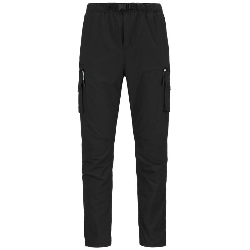 kappa pantaloni da uomo in nylon nero da fitness