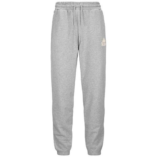 Pantaloni tuta da uomo in cotone grigio da streetwear sportivo