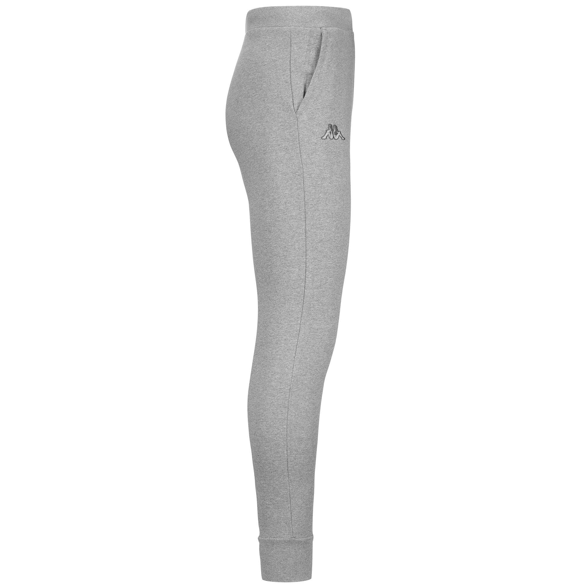 Pantaloni tuta da uomo in cotone grigio da palestra 2/5