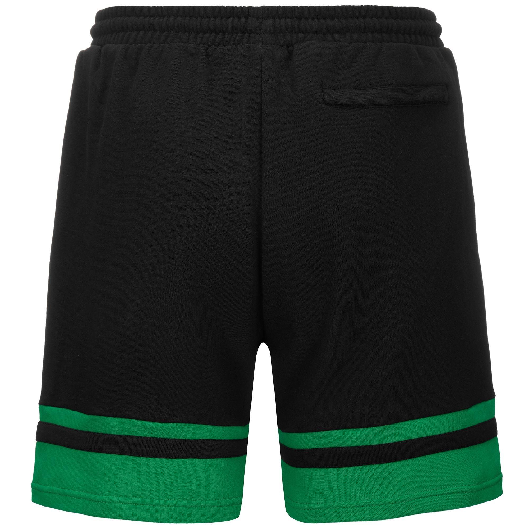 Pantaloncini sportivi da uomo in cotone nero da sport street 3/7
