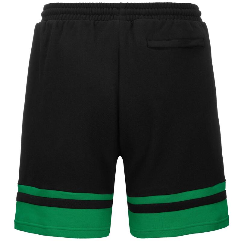 Pantaloni scurți Kappa bărbați din bumbac negru sport street