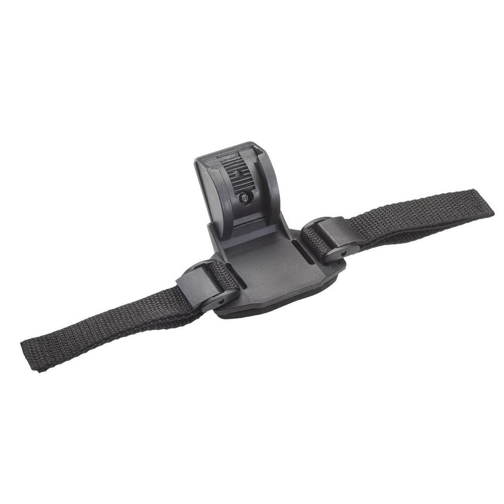 Pro Series Angled Helmet Strap Mount (Dual Beam Headlight) Black