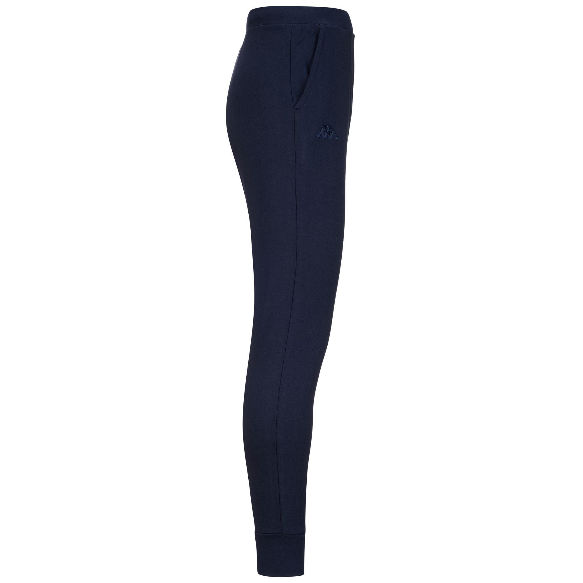 Pantaloni tuta da uomo in cotone blu da sportivo 2/4