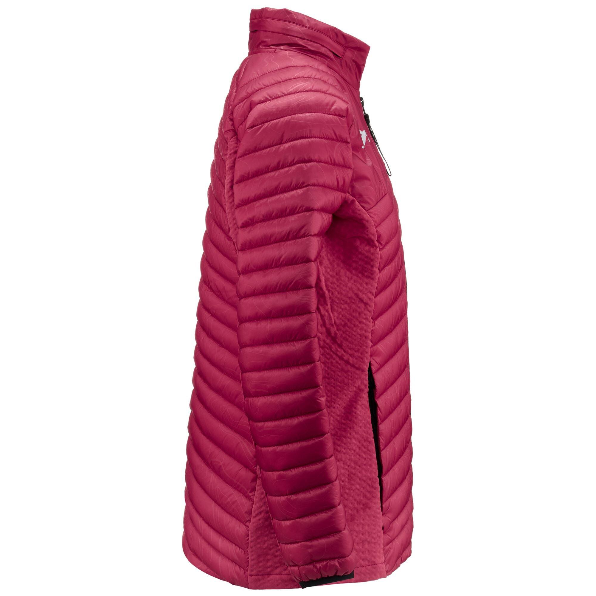 Giubbotto da donna in poliestere rosso da outdoor 2/5