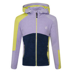 Veste à capuche HERO Enfant (Vert citron / Violet pâle)