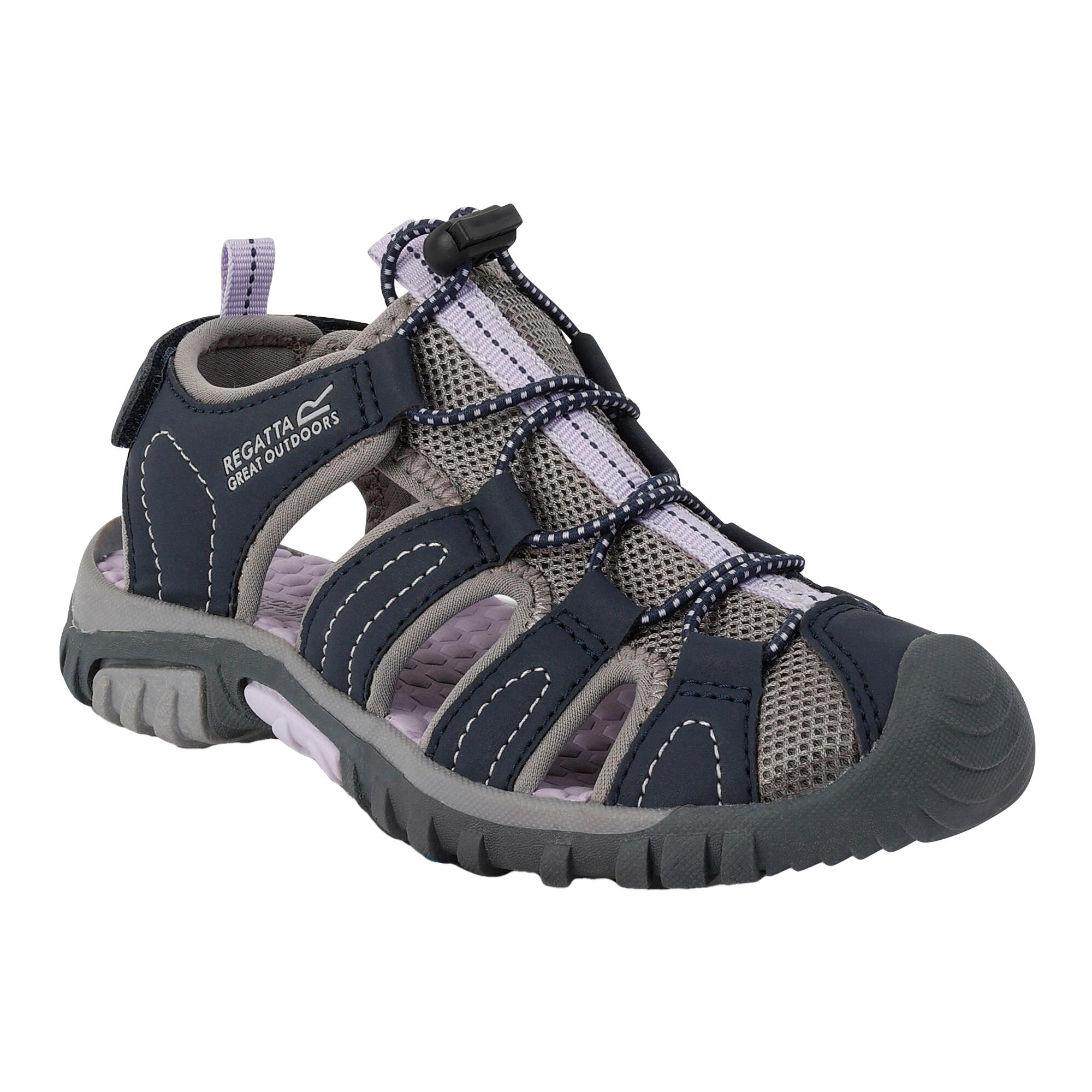 REGATTA Childrens/Kids Westshore Sandals (Navy/Lilac Frost)
