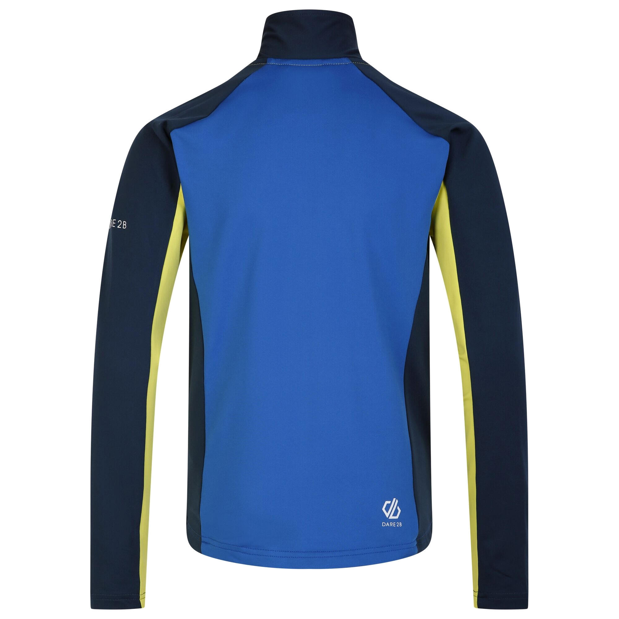 Kinder/Kinder Emergent Core Stretch Midlayer (Olympisch Blauw/Geel Plum) 3/5