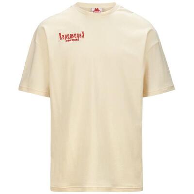 T shirt maglietta da uomo in cotone bianco da sport street